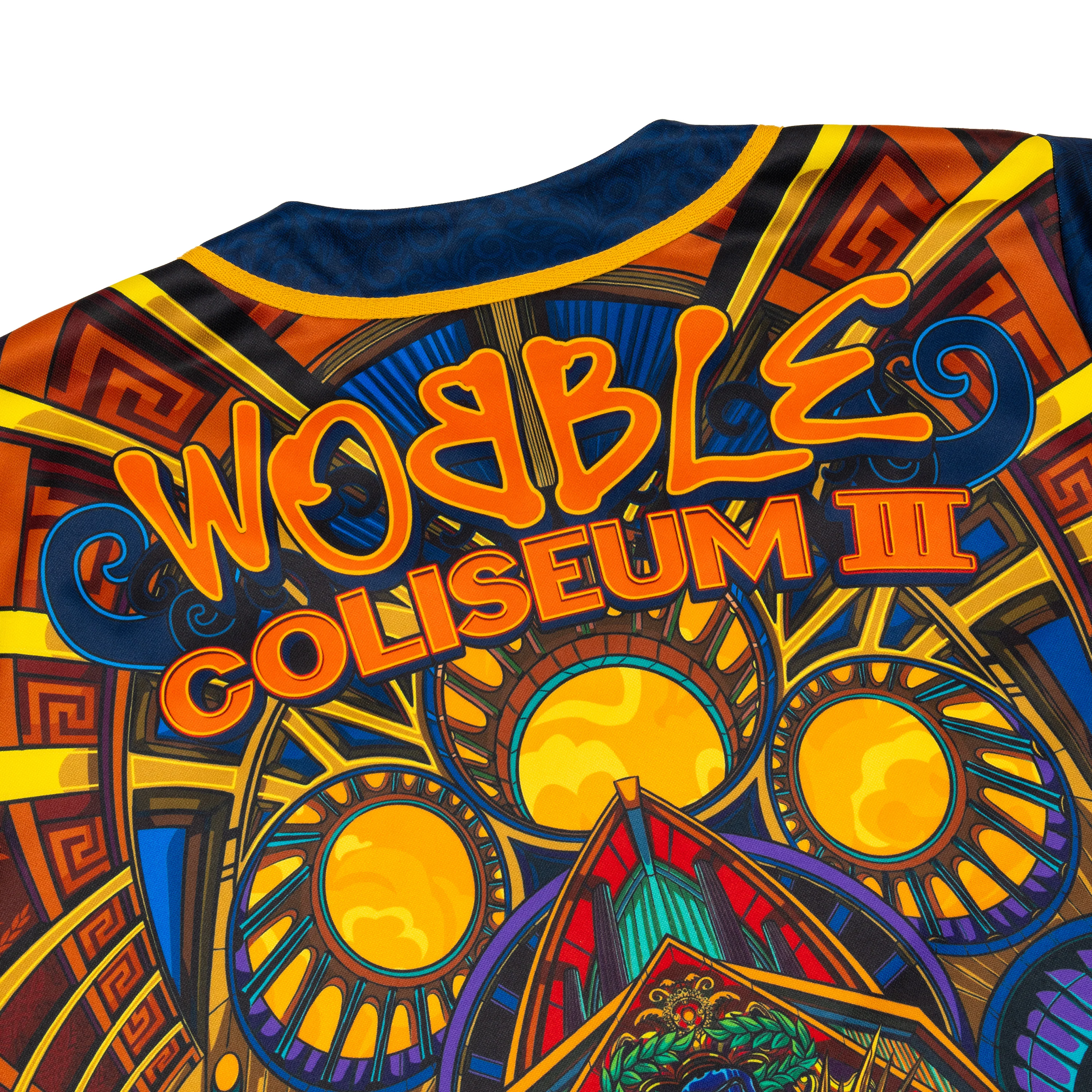 Wobble Coliseum III Baseball Jersey - Image 3