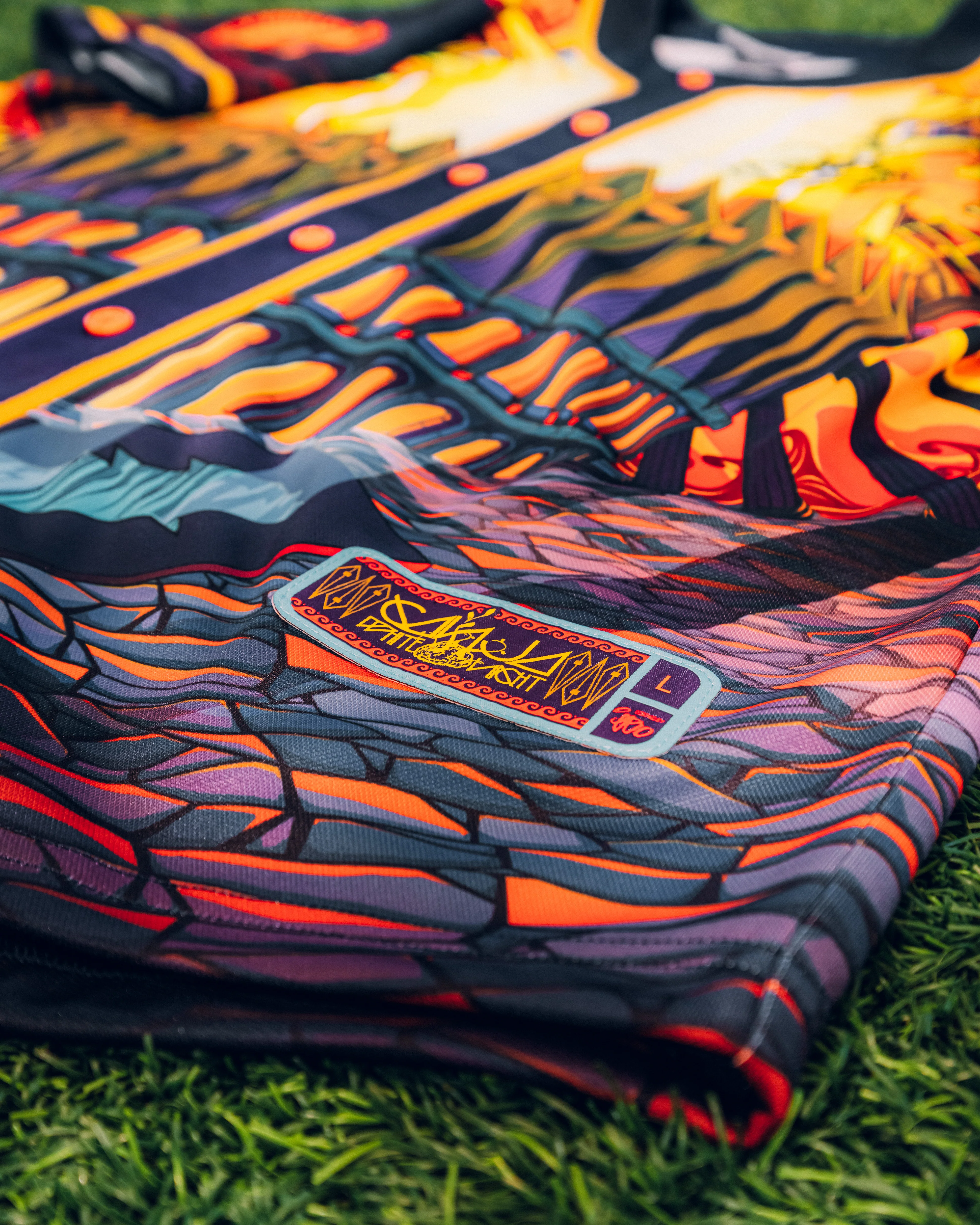 Wobble Coliseum III Baseball Jersey - Image 8