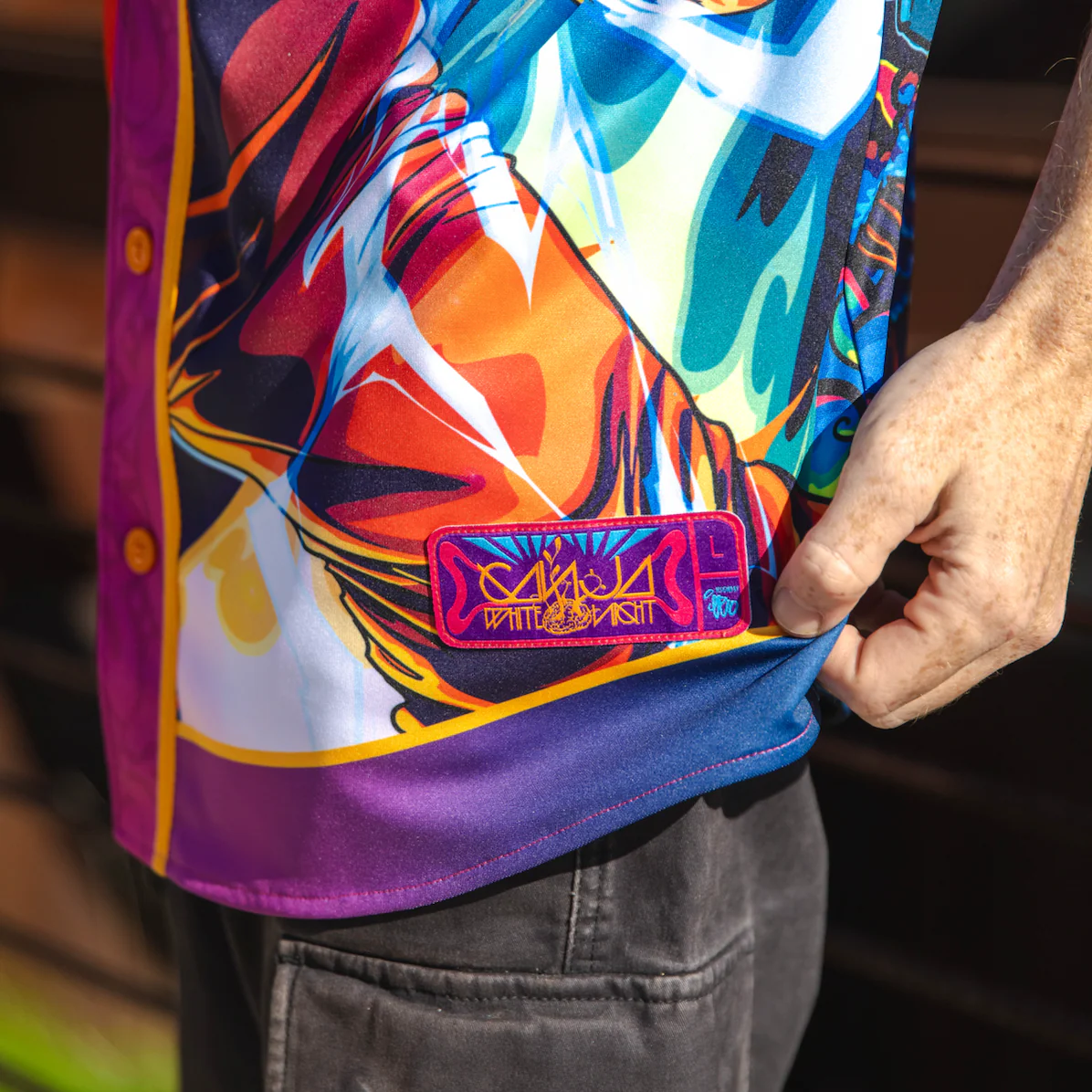 Dark Wobble vs Mr Wobble Baseball Jersey - Image 10