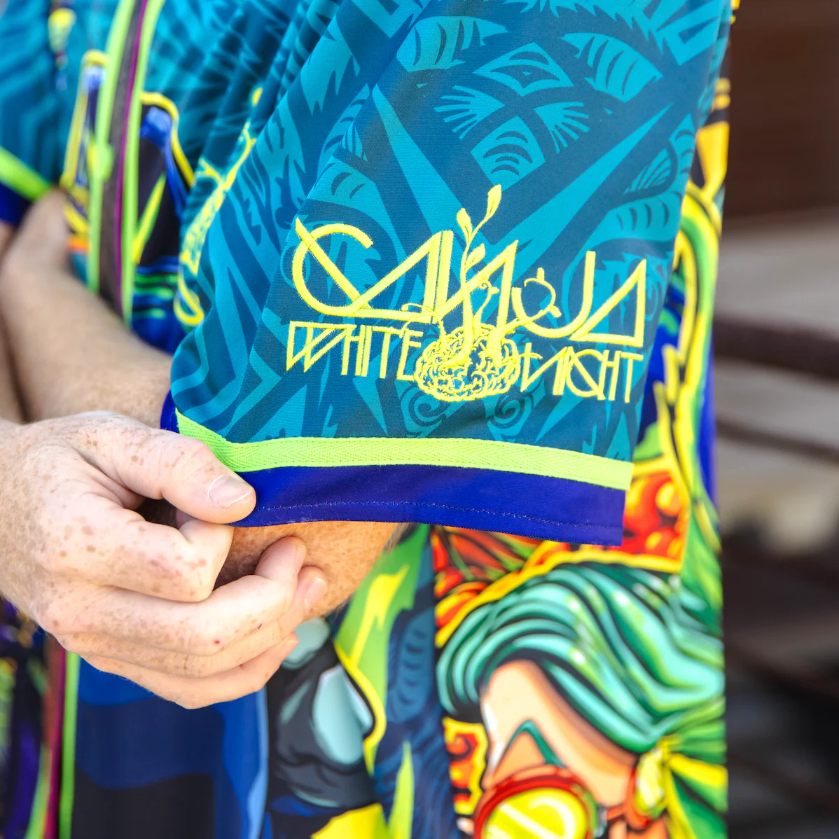 Dark Wobble vs Mr Wobble Baseball Jersey - Image 12