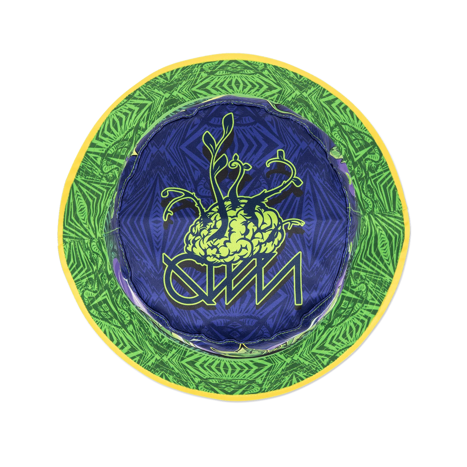 Dark Wobble Cat Bucket Hat - Image 4